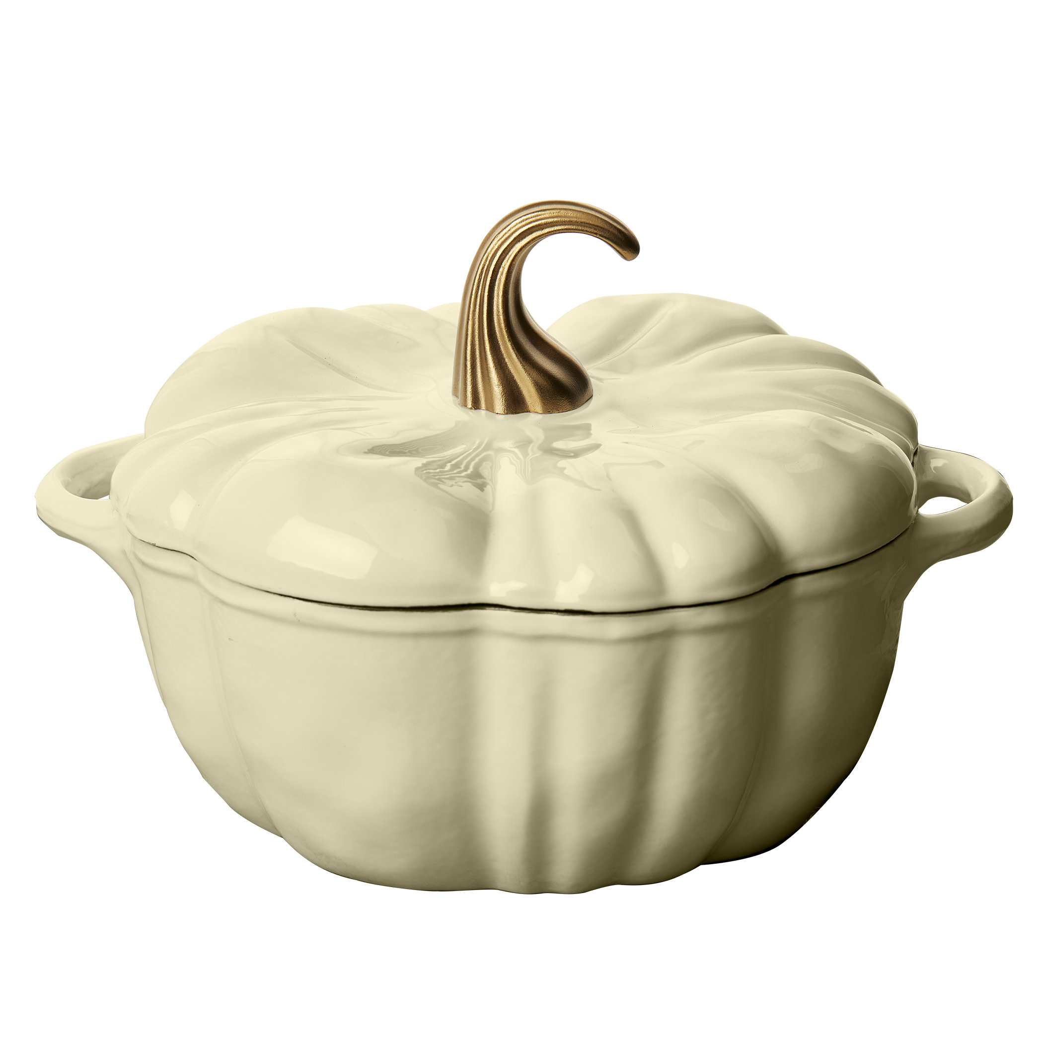 NEW selling SMITH & CLARK IRONWORKS 4-quart Orange Pumpkin Enameled Cast Iron Dutch Oven